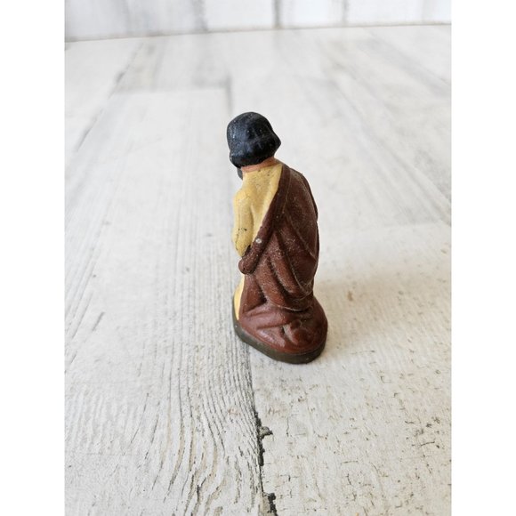 Vintage Germany Shepherd Joseph Nativity village mini Xmas decor - Picture 3 of 7